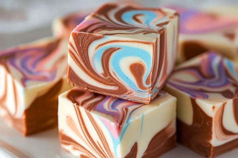 Easy Marshmallow Swirl Fudge