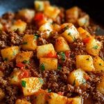 Ground Beef with Potatoes Picadillo