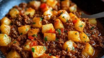 Ground Beef with Potatoes Picadillo