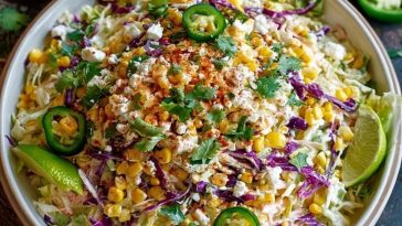 Mexican Street Corn Coleslaw Recipe