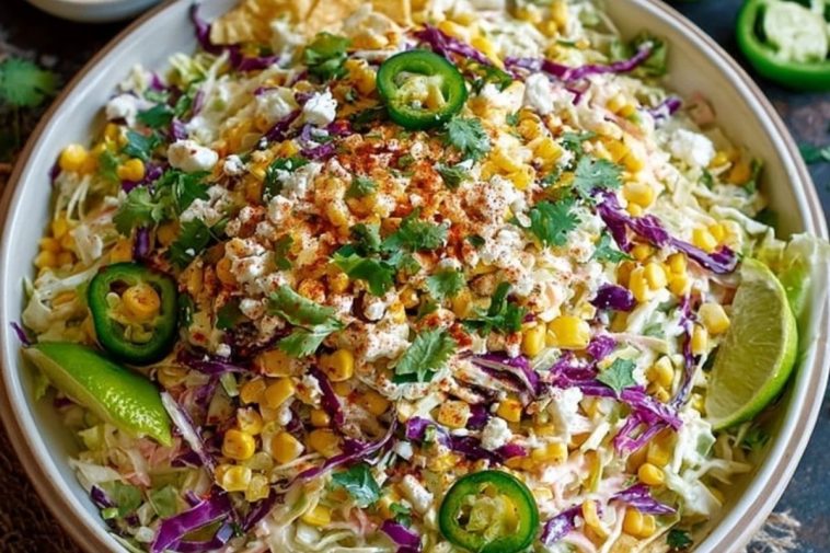 Mexican Street Corn Coleslaw Recipe