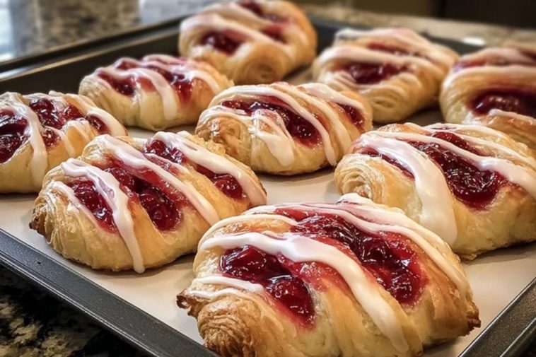 Mini Cherry Cheese Danishes