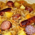 Polish Sausage with Sauerkraut and Potatoes