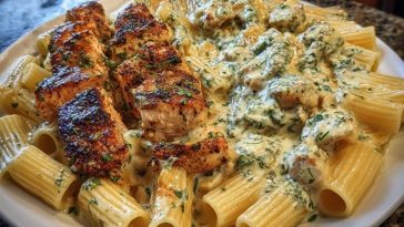 Rigatoni-in-Cheesy-Italian-Herb-Alfredo-with-Cajun-Chicken.j