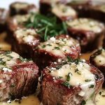 Steak Bites with Garlic Butter and Parmesan