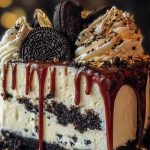 Strawberry Red Velvet Oreo Cheesecake Drip Cake