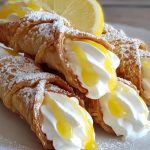 Zesty Lemon Meringue Pie Cannoli