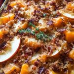 Apple Butternut Squash Casserole with Cozy Flavor