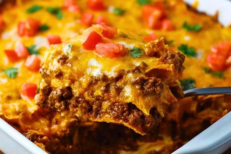 Beef Dorito Casserole