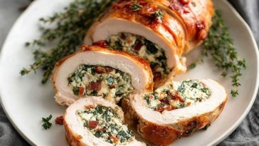Best Christmas Stuffed Turkey Breast