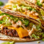 Big Mac Style Smash Burger Tacos