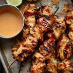 Chipotle Bang Bang Chicken Skewers