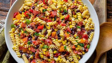 Cowboy Caviar Pasta Salad
