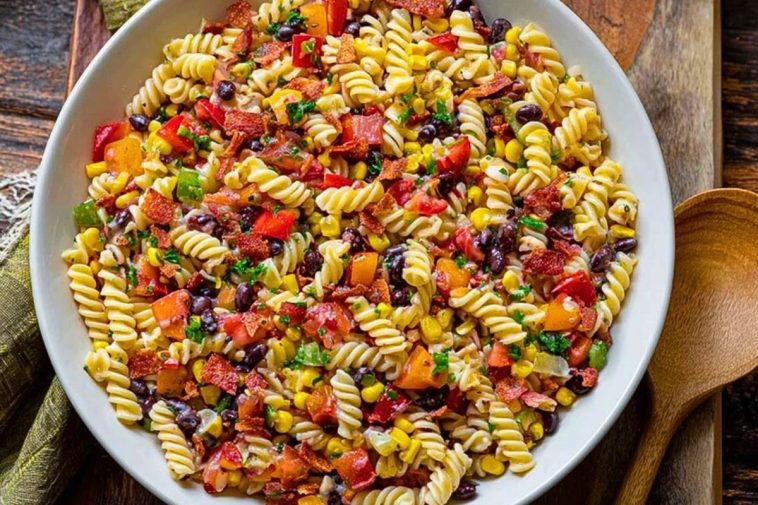 Cowboy Caviar Pasta Salad