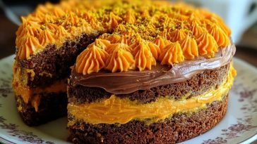 Decadent Brazilian Carrot Cake with Creamy Chocolate & Carrot Frosting