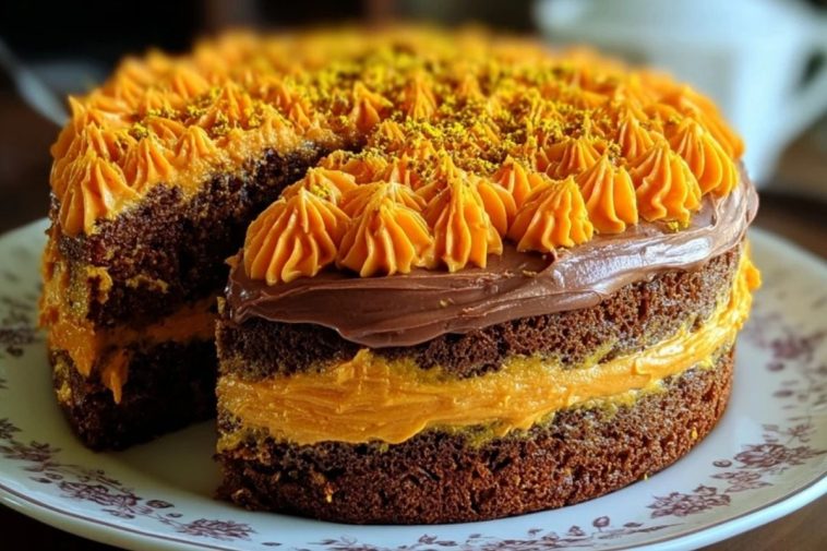 Decadent Brazilian Carrot Cake with Creamy Chocolate & Carrot Frosting