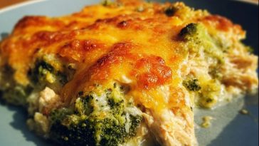 Healthier Broccoli Chicken Casserole