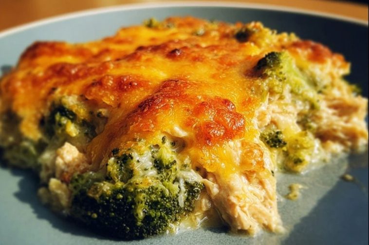 Healthier Broccoli Chicken Casserole
