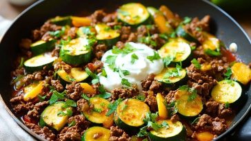 Healthy Zucchini Beef Stir-Fry