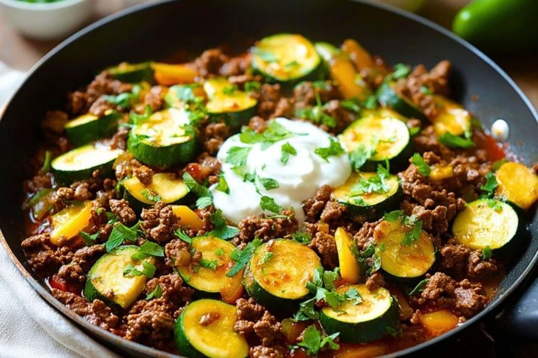 Healthy Zucchini Beef Stir-Fry