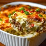 High Protein Low Carb Philly Cheesesteak Casserole