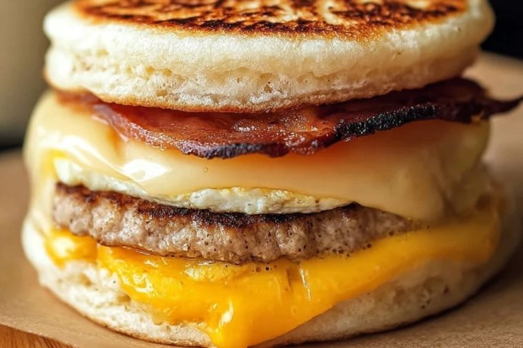 Maple Melty Breakfast Sandwich