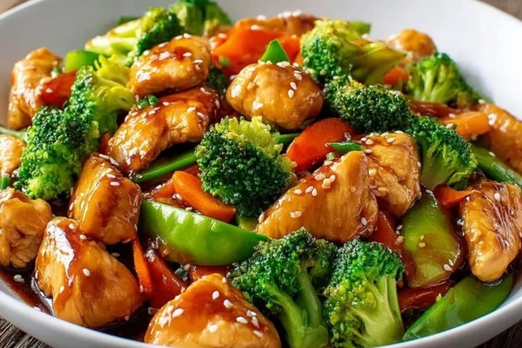 Quick Honey Garlic Chicken Stir Fry