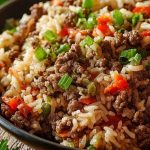 Quick and Tasty Dirty Rice with Ground Beef