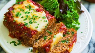 Savory Italian Meatloaf with Cheese