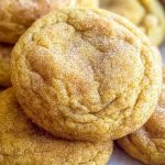 Soft Pumpkin Snickerdoodles with Cinnamon Sugar