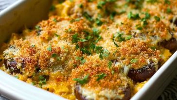 Stuffed Mushroom Casserole