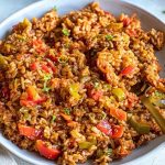 The BEST Unstuffed Pepper Skillet