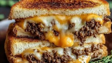 Ultimate Cheesy Ground Beef Melt