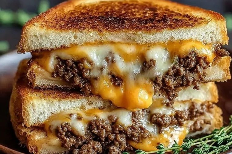Ultimate Cheesy Ground Beef Melt