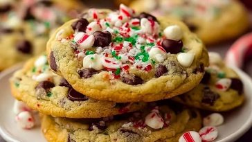 Winter Wonderland Chocolate Chip Christmas Cookies