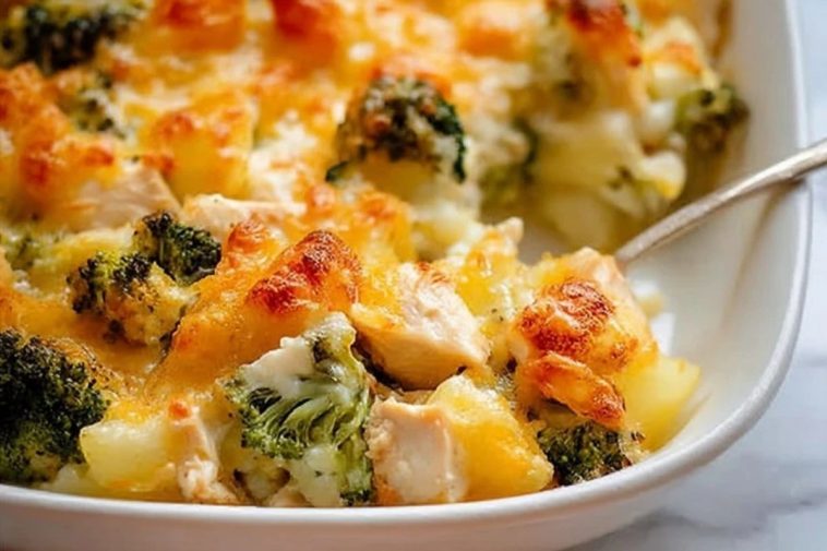 Baked Potato Chicken and Broccoli Casserole