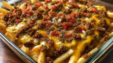 Cheeseburger French Fry Casserole