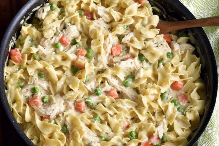 Chicken Pot Pie Noodles