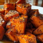 Cinnamon Maple Roasted Sweet Potatoes