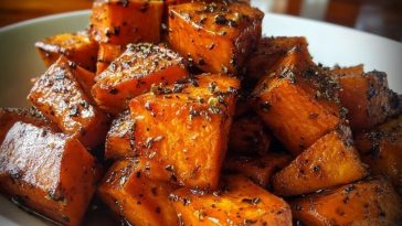 Cinnamon Maple Roasted Sweet Potatoes