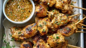 Cowboy Butter Chicken Skewers