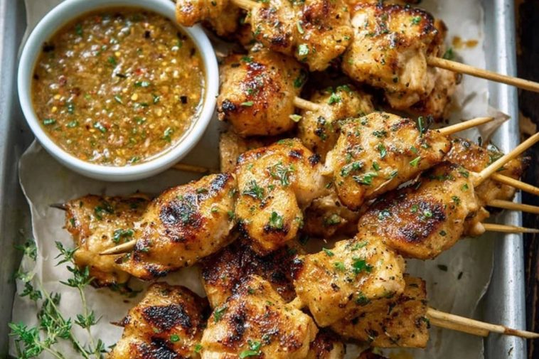 Cowboy Butter Chicken Skewers