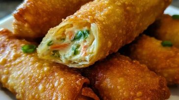 Crab Rangoon Egg Rolls