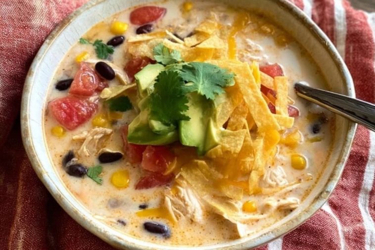 Creamy Chicken Taco Soup