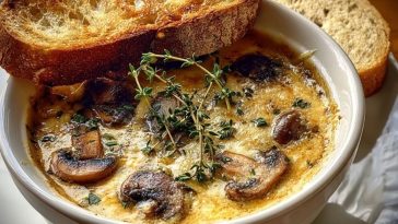 Creamy French Onion and Mushroom Soup