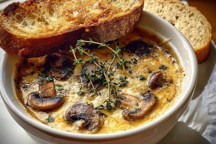 Creamy French Onion and Mushroom Soup