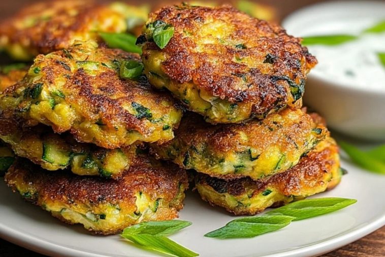 Crispy Air Fryer Zucchini Fritters