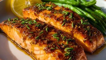 Delicious Air Fryer Honey Mustard Salmon