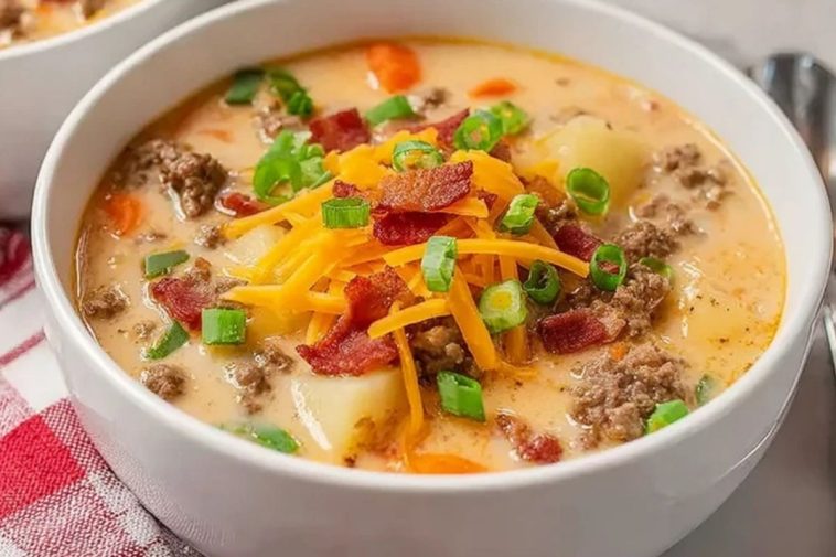Homemade-Cheeseburger-Soup