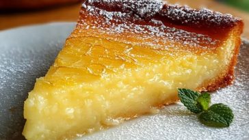 Italian Grandma’s Lemon Custard Cake